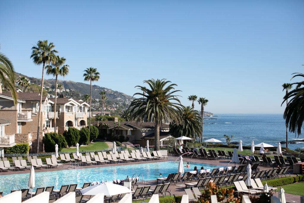 California pool scene